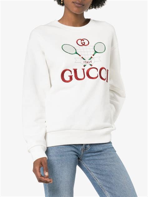 gucci sweatshirt tennis|gucci sweatshirt for women.